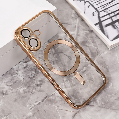 Zastitna futrola Magsafe Lux - iPhone 16 6.1 zlatna.