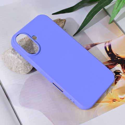Zastitna futrola Teracell Soft Velvet - iPhone 16 6.1 ljubicasta.