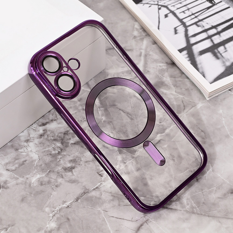 Zastitna futrola Magsafe Lux - iPhone 16 6.1 ljubicasta.