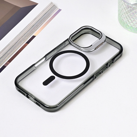 Zastitna futrola Magsafe Transparent - iPhone 16 6.1 crna.