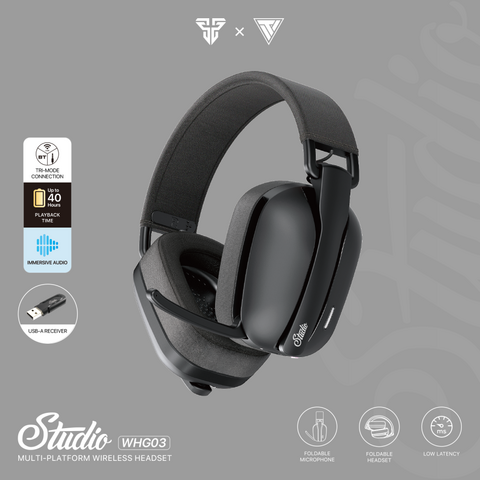 Bluetooth slusalice Fantech WHG03 Studio crne.