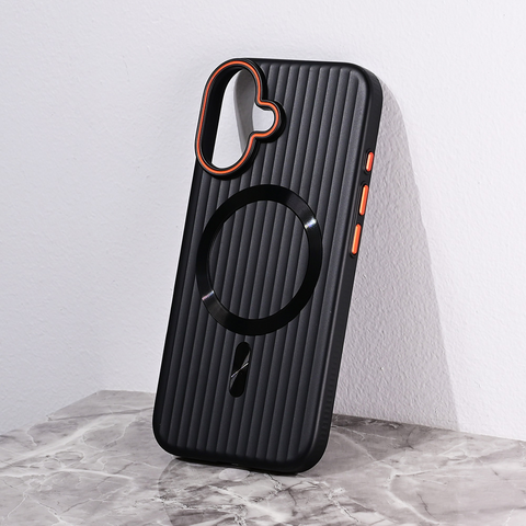 Zastitna futrola Magsafe Stripe - iPhone 16 6.1 crna.