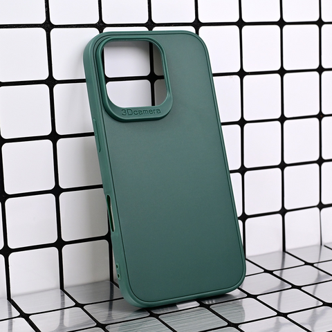 Zastitna futrola 3D Camera - iPhone 16 Pro tamno zelena.