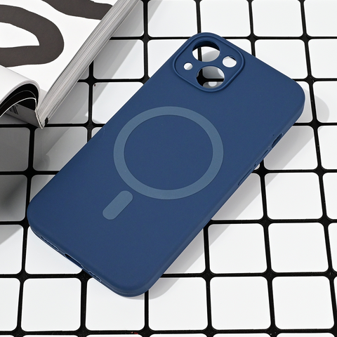 Zastitna futrola Magsafe Pure color - iPhone 13 plava.