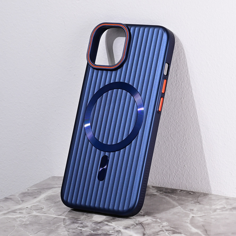 Zastitna futrola Magsafe Stripe - iPhone 15 6.1 plava.