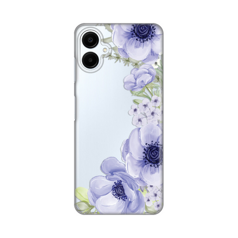 PRINT silikonska futrola skin (ultra tanka) - Samsung A065F Galaxy A06 Blue Roses.