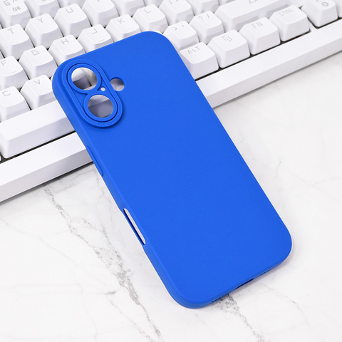 Zastitna futrola Silikon Pro Camera - iPhone 16 6.1 tamno plava.