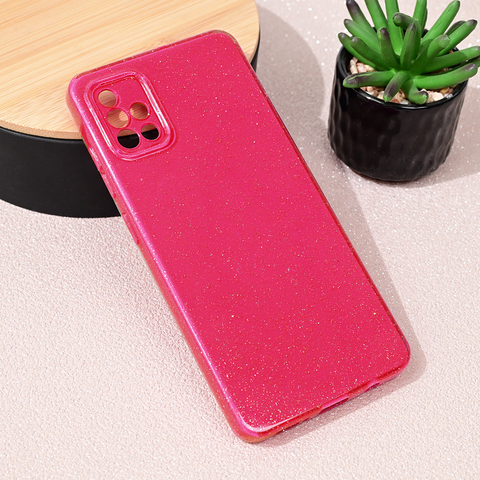 Zastitna futrola Sparkle Dust - Samsung A715F Galaxy A71 tamno pink.