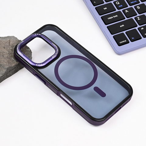 Zastitna futrola Magsafe Trendy - iPhone 16 Pro ljubicasta.