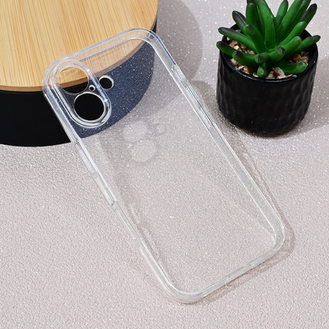 Zastitna futrola Sparkle Dust - iPhone 16 6.1 Transparent.