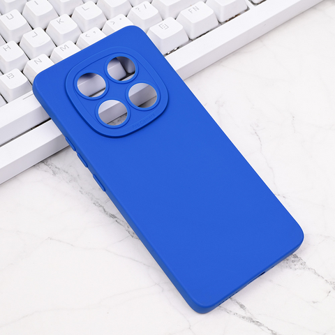 Zastitna futrola Silikon Pro Camera - Xiaomi Redmi Note 14 Pro Plus 5G plava.