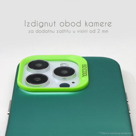 Zastitna futrola providna - iPhone 16 6.1 crna.