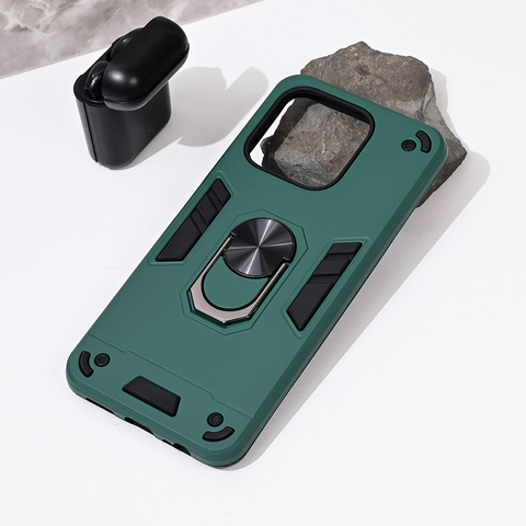 Zastitna futrola Hard Ring - Huawei Honor X6b tamno zelena.