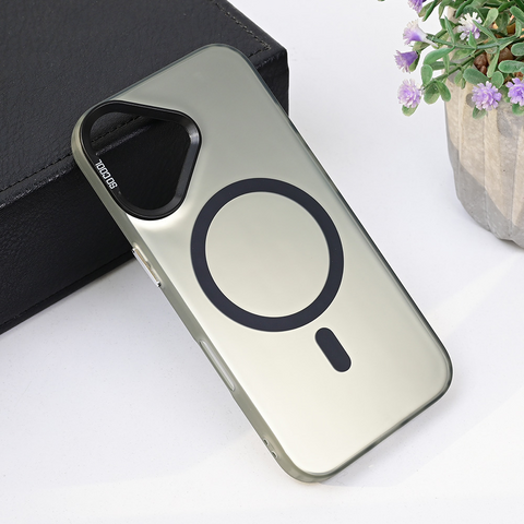 Zastitna futrola Magsafe providna - iPhone 16 6.1 crna.