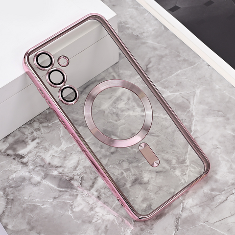 Zastitna futrola Magsafe Lux - Samsung A556 Galaxy A55 5G roze.