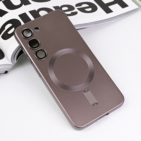 Zastitna futrola Magsafe Chrome - Samsung S911B Galaxy S23 5G siva.