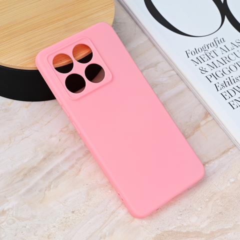 Teracell GIULIETTA silikonska futrola - Xiaomi 14T mat roze.