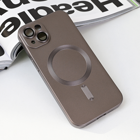 Zastitna futrola Magsafe Chrome - iPhone 13 siva.