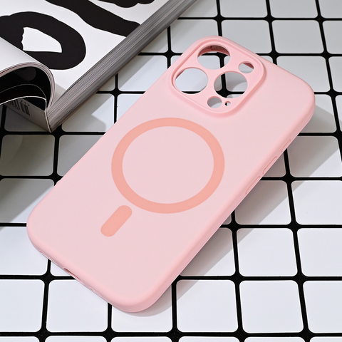 Zastitna futrola Magsafe Pure color - iPhone 16 Pro roze.