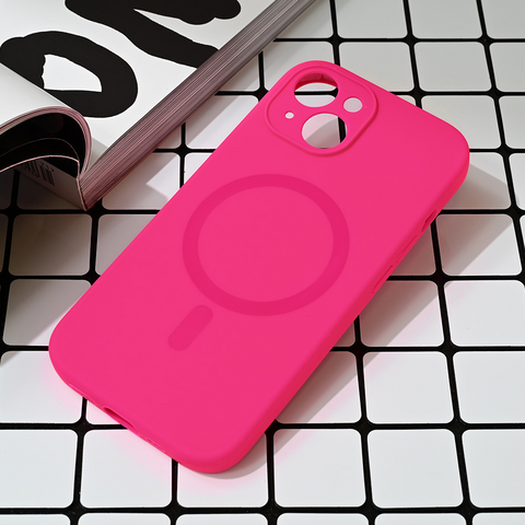 Zastitna futrola Magsafe Pure color - iPhone 15 6.1 pink.
