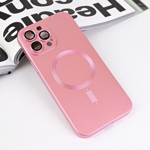 Zastitna futrola Magsafe Chrome - iPhone 13 Pro Max 6.7 roze.