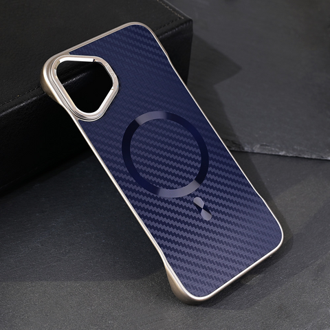 Zastitna futrola Magsafe Carbon - iPhone 16 Plus 6.7 plava.