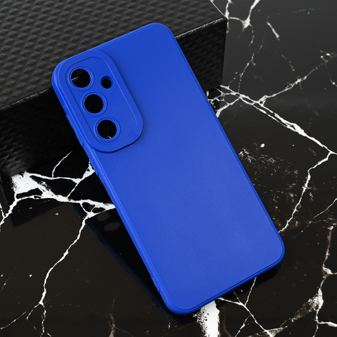 Teracell GIULIETTA silikonska futrola - Samsung A556 Galaxy A55 5G mat plava.