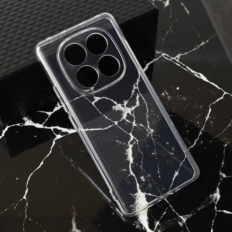 Teracell GIULIETTA silikonska futrola - Xiaomi Redmi Note 14 Pro 5G Transparent.