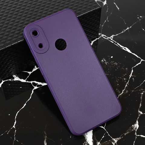 Teracell GIULIETTA silikonska futrola - Huawei Huawei Y6 (2019)/Honor 8A mat tamno ljubicasta.