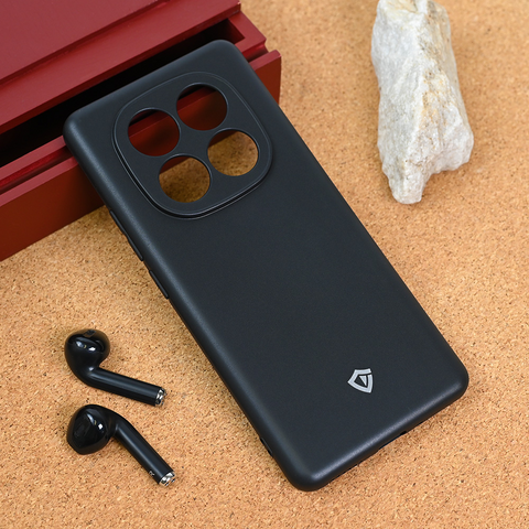 Teracell silikonska futrola skin (ultra tanka) - Xiaomi Redmi Note 14 Pro 5G (EU) mat crna.
