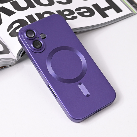 Zastitna futrola Magsafe Chrome - iPhone 16 6.1 ljubicasta.