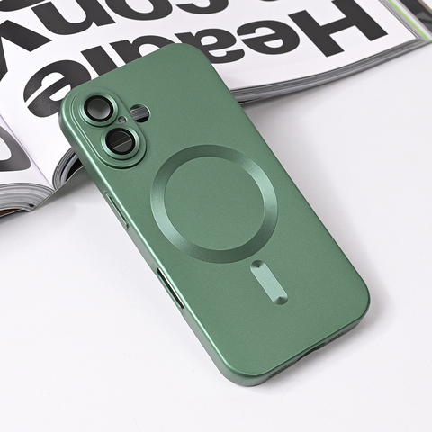 Zastitna futrola Magsafe Chrome - iPhone 16 6.1 zelena.
