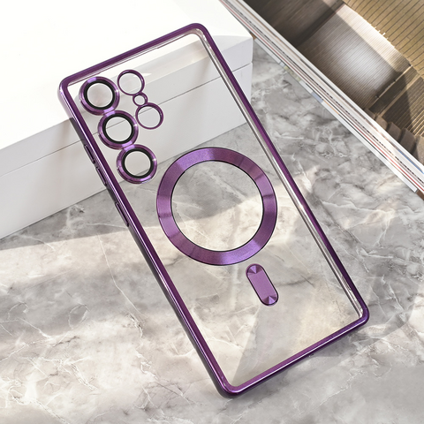 Zastitna futrola Magsafe Lux - Samsung S938 Galaxy S25 Ultra ljubicasta.