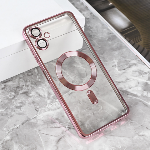 Zastitna futrola Magsafe Lux - Samsung A065F Galaxy A06 roze.