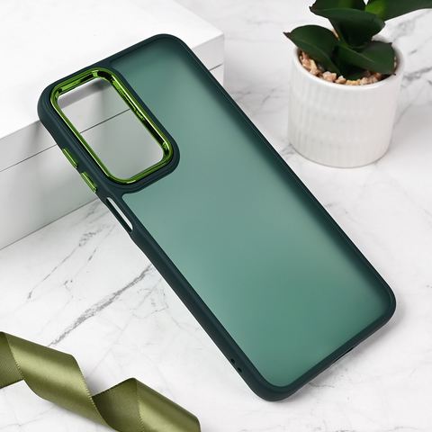 Zastitna futrola Shining Camera - Samsung A266 Galaxy A26 5G tamno zelena.
