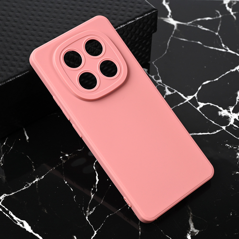 Teracell GIULIETTA silikonska futrola - Xiaomi Redmi Note 14 Pro 5G mat tamno roze.