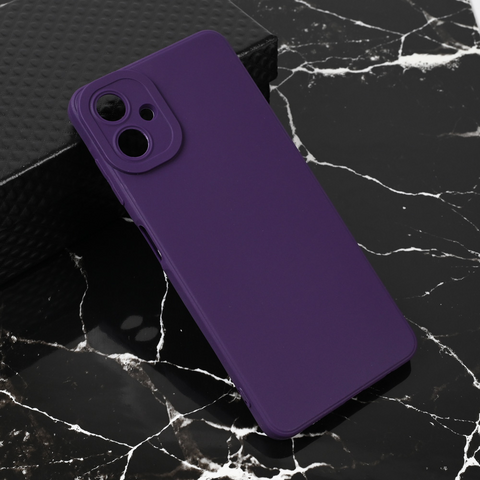 Teracell GIULIETTA silikonska futrola - Samsung A065F Galaxy A06 mat tamno ljubicasta.