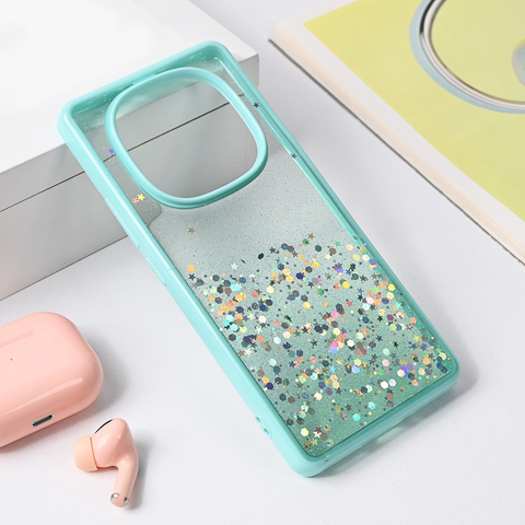 Zastitna futrola okvir Glitter - Xiaomi Redmi Note 14 Pro 5G mint.