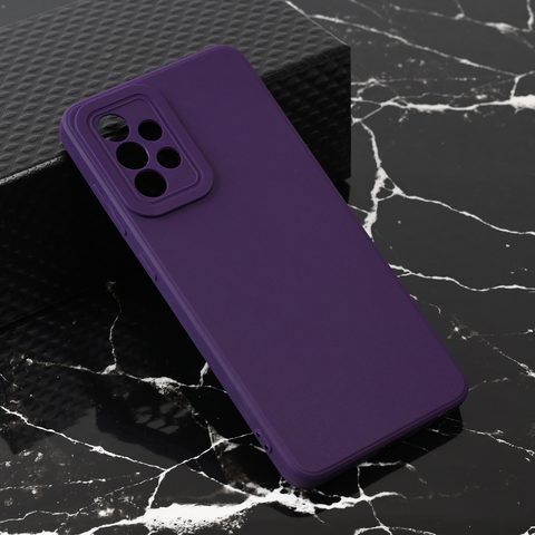 Teracell GIULIETTA silikonska futrola - Samsung A525 Galaxy A52 4G/A526 Galaxy A52 5G/A528B Galaxy A52s 5G mat tamno ljubicasta.