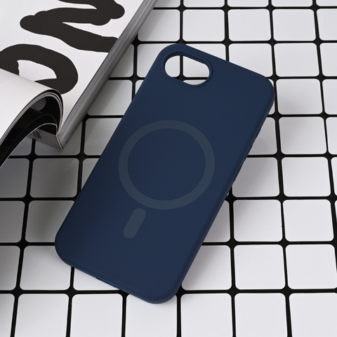 Zastitna futrola Magsafe Pure color - iPhone 16e tamno plava.