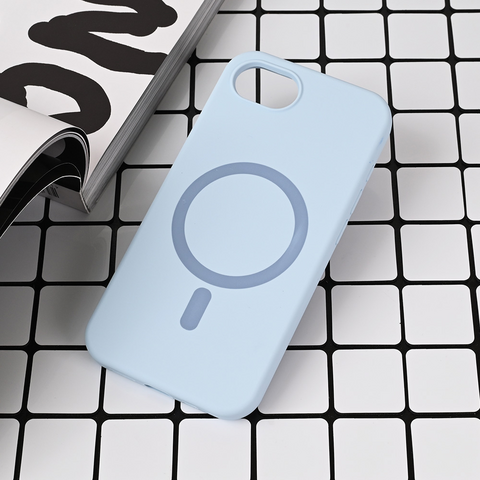 Zastitna futrola Magsafe Pure color - iPhone 16e svetlo plava.