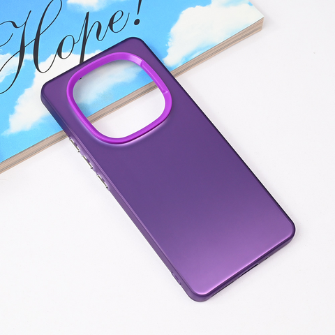 Zastitna futrola providna - Xiaomi Redmi Note 14 Pro 4G ljubicasta.