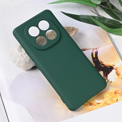 Zastitna futrola Teracell Soft Velvet - Xiaomi Redmi Note 14 Pro Plus 5G tamno zelena.