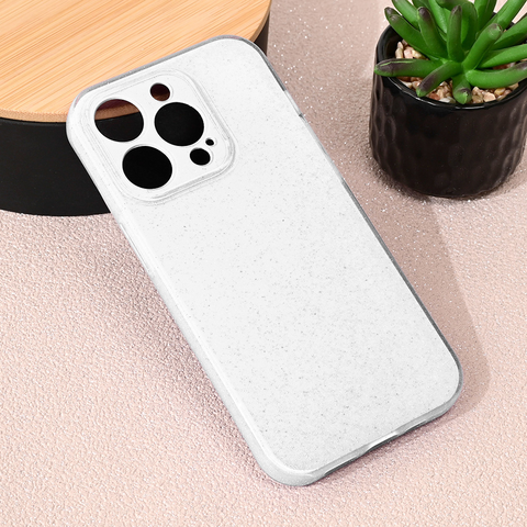 Zastitna futrola Sparkle Dust - iPhone 15 Pro 6.1 bela.