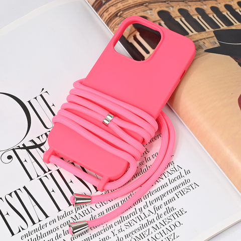 Zastitna futrola Crossbody - iPhone 13 Pro pink.