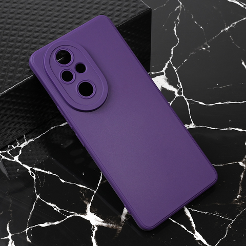 Teracell GIULIETTA silikonska futrola - Huawei Honor 200 mat tamno ljubicasta.