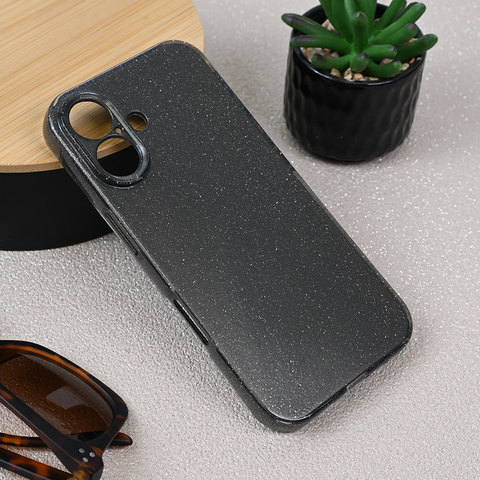 Zastitna futrola Sparkle Dust - iPhone 16 6.1 siva.