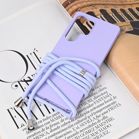 Zastitna futrola Crossbody - Samsung S938 Galaxy S25 Ultra ljubicasta.