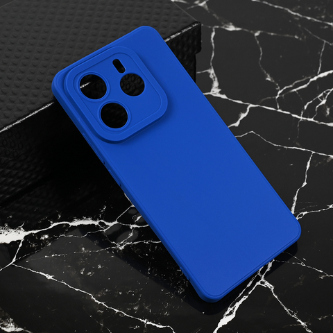 Teracell GIULIETTA silikonska futrola - Xiaomi Redmi Note 14 5G mat plava.