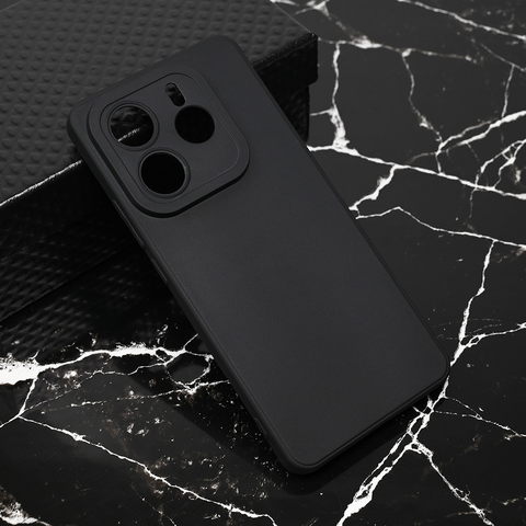 Teracell GIULIETTA silikonska futrola - Xiaomi Redmi Note 14 5G mat crna.